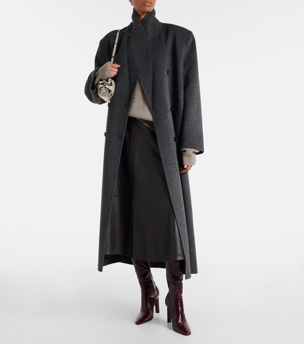 Jupe midi Savil en cuir - The Frankie Shop - Modalova