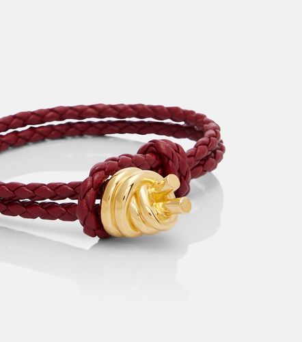 Bracelet Knot en cuir et argent sterling - Bottega Veneta - Modalova