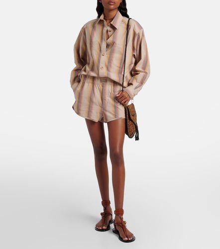 Short Melinea rayé en coton - Isabel Marant - Modalova