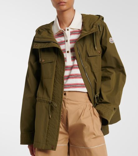 Moncler Polo en coton à rayures - Moncler - Modalova
