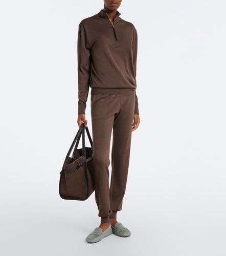 Pantalon de survêtement en cachemire et soie - Tod's - Modalova
