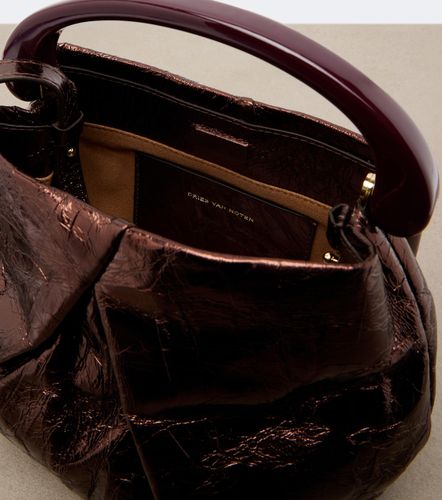 Sac à main Mini en cuir métallisé - Dries Van Noten - Modalova