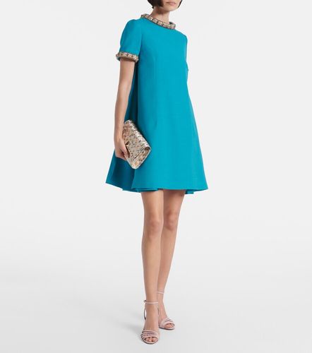 Robe de cocktail en laine et soie - Valentino - Modalova