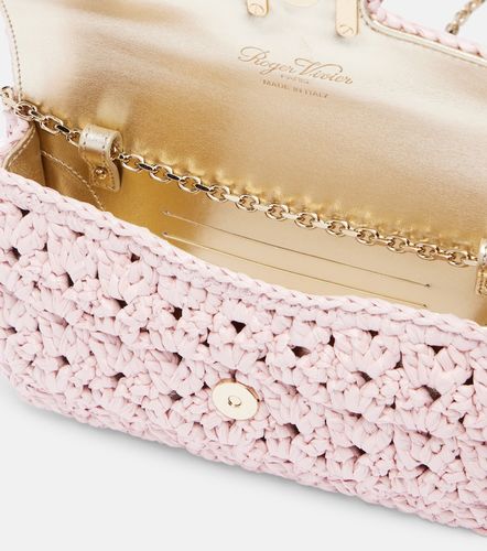 Pochette Jeu de Fille en raphia à ornements - Roger Vivier - Modalova
