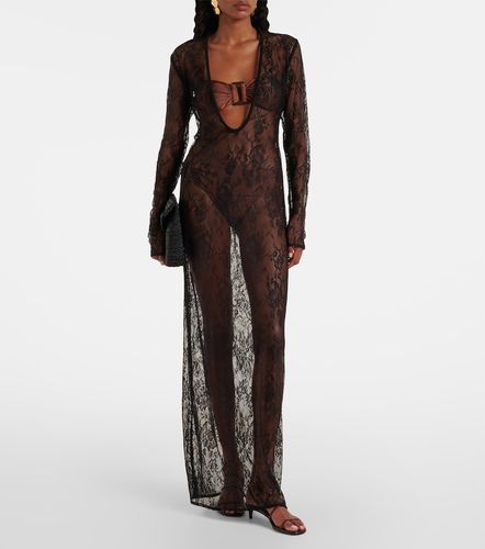 Robe longue en dentelle - Adriana Degreas - Modalova