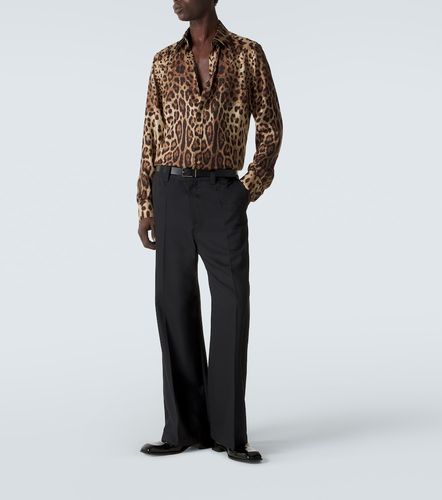 Chemise imprimée en soie - Dolce&Gabbana - Modalova