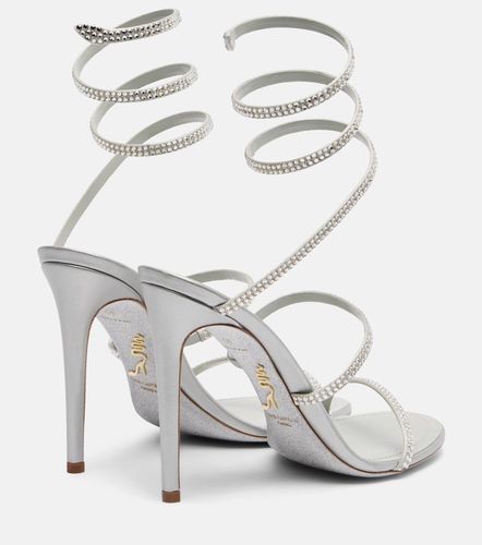 Sandales Cleo en satin à ornements - Rene Caovilla - Modalova