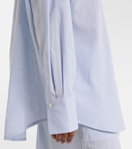 Chemise oversize en coton et lin - Toteme - Modalova