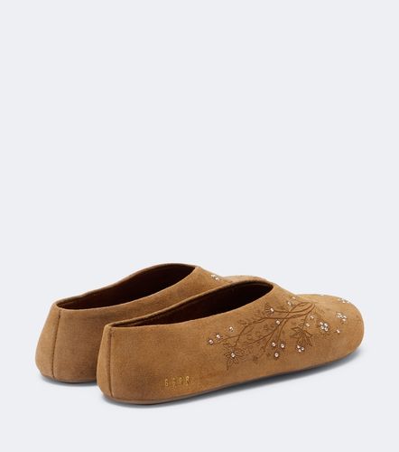 Slip-on Tierra en daim à clous - Golden Goose - Modalova