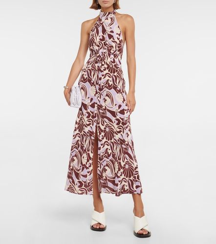 Rixo Robe Kendra imprimée en soie - Rixo - Modalova