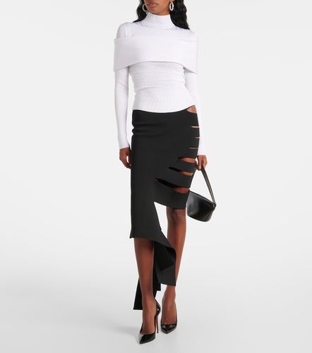 Mugler Top en maille côtelée - Mugler - Modalova
