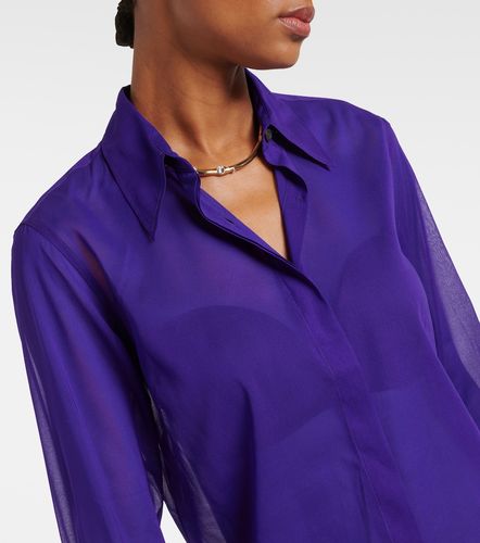 Chemise en soie mélangée - Dries Van Noten - Modalova