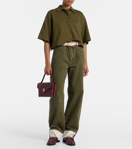 Polo raccourci en coton - Bottega Veneta - Modalova