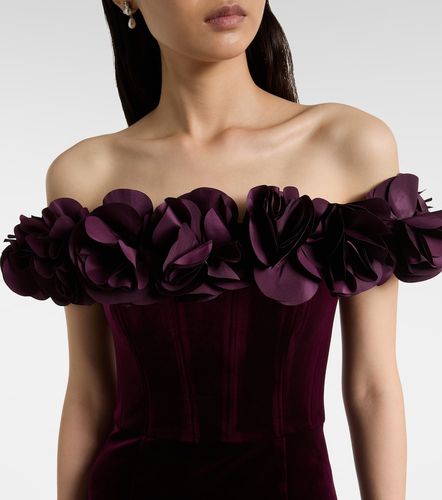 Robe longue Charles à encolure bardot - Rebecca Vallance - Modalova