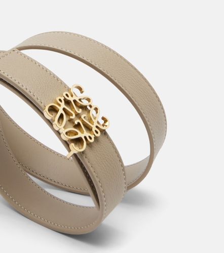 Ceinture Anagram Bombé en cuir - Loewe - Modalova