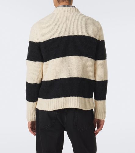 Pull en laine mélangée à rayures - Moncler - Modalova