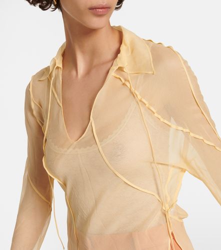Blouse en crêpe de chine - Victoria Beckham - Modalova