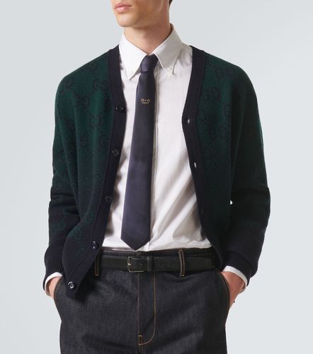 Cravate Horsebit en jacquard de soie - Gucci - Modalova