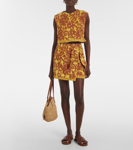 Alémais Jupe portefeuille Amarillo en coton mélangé - Alemais - Modalova