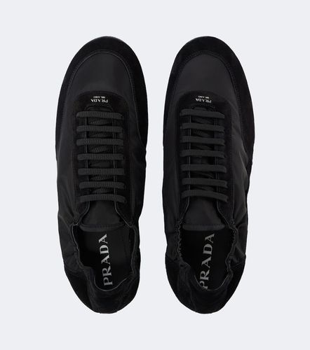 Baskets Collapse en Re-Nylon et daim - Prada - Modalova