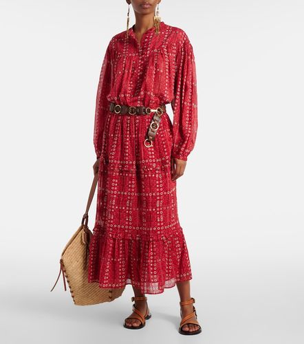 Jupe longue Diya en coton imprimé - Marant Etoile - Modalova