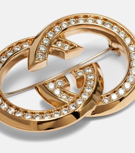 Broche Interlocking G à ornements - Gucci - Modalova