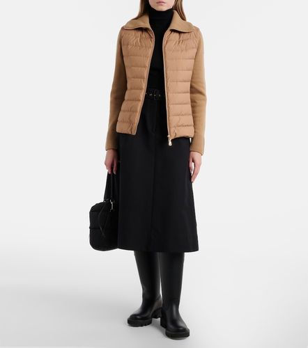 Cardigan matelassé en laine - Moncler - Modalova