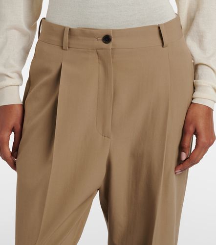 Pantalon droit Gianni en laine - The Row - Modalova