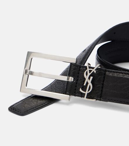 Ceinture Cassandre en cuir - Saint Laurent - Modalova