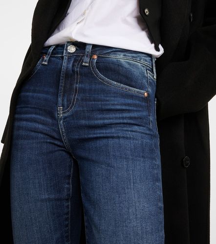 Jean slim Girlfriend à taille mi-haute - AG Jeans - Modalova