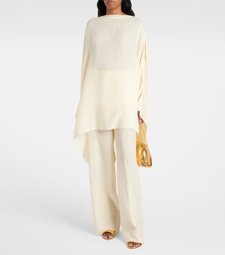 Pantalon droit Zoagli en coton et soie - Taller Marmo - Modalova