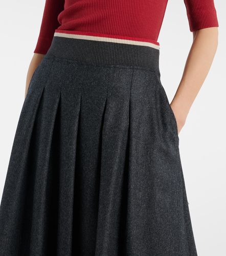 Jupe midi en laine - Brunello Cucinelli - Modalova