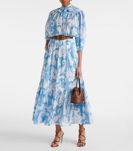 Jupe longue en coton à motif paisley - Etro - Modalova