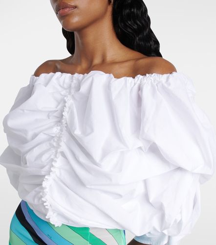 Robe en coton à encolure bardot - Pucci - Modalova