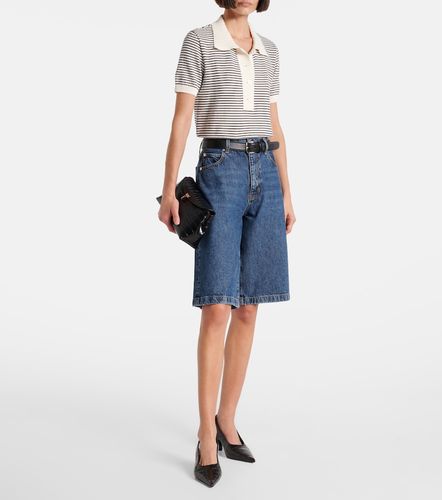 Frame Polo rayé en coton - Frame - Modalova