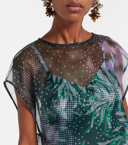 Top imprimé en soie - Dries Van Noten - Modalova