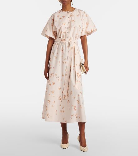 Robe midi Paulina en coton mélangé à fleurs - Altuzarra - Modalova
