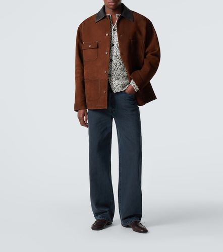 Prada Veste en daim et cuir - Prada - Modalova