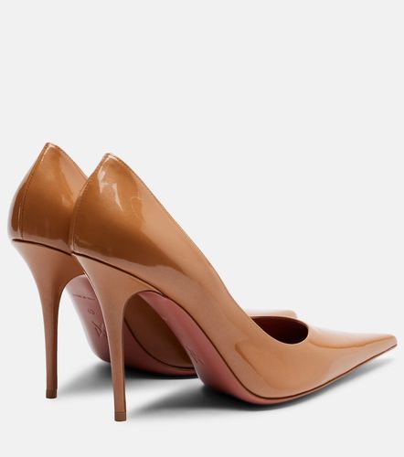 Escarpins Barbara en cuir verni - Amina Muaddi - Modalova