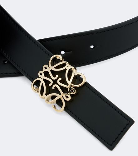 Ceinture Anagram Bombé en cuir réversible - Loewe - Modalova