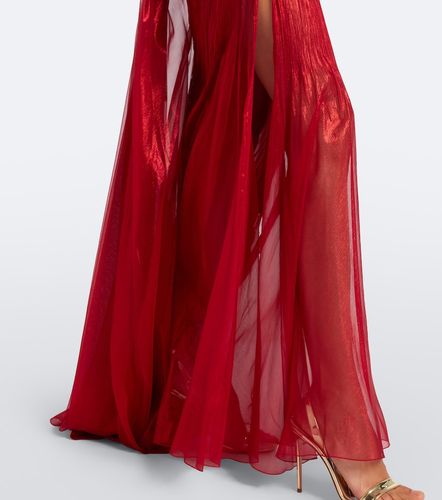 Robe longue bustier Zephyra en soie - Maria Lucia Hohan - Modalova