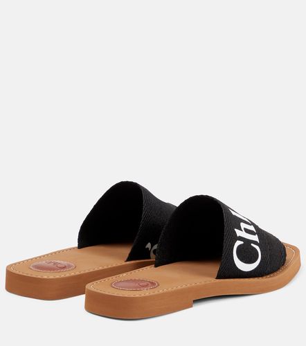 Chloé Mules Woody à logo - Chloe - Modalova