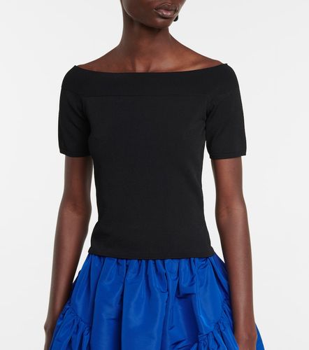 McQueen Top à encolure bardot - McQueen - Modalova