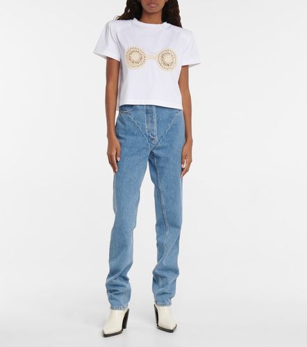 T-shirt brodé en coton - Magda Butrym - Modalova