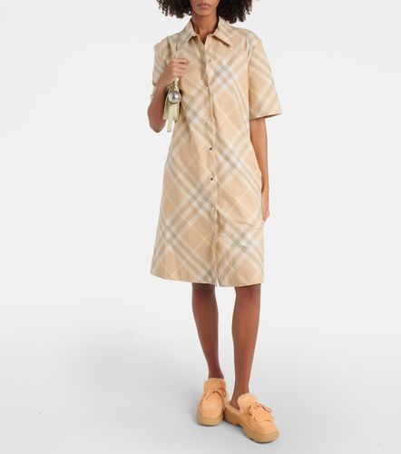 Robe chemise Check en coton - Burberry - Modalova