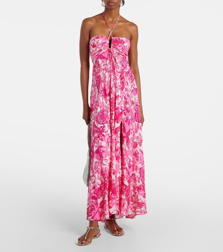 Robe longue Carla imprimée - Poupette St Barth - Modalova