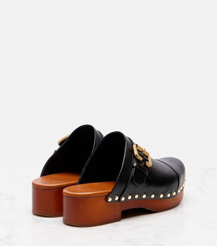 Chloé Mules Jeannette en cuir à ornements - Chloe - Modalova