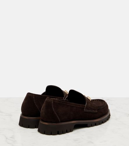 Mocassins Sylke Horsebit en daim - Gucci - Modalova