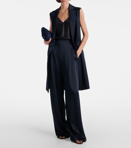 Pantalon ample Dritto en crêpe de satin - Max Mara - Modalova