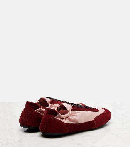 Baskets Collapse en Re-Nylon et daim - Prada - Modalova